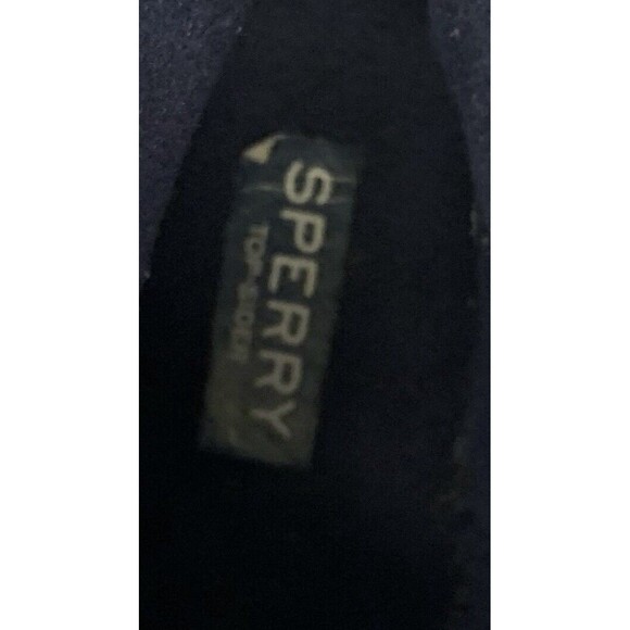 Sperry Saltwater Duck Boots Women Size 8.5 Blue & Brown Waterproof Rubber READ - Picture 8 of 16